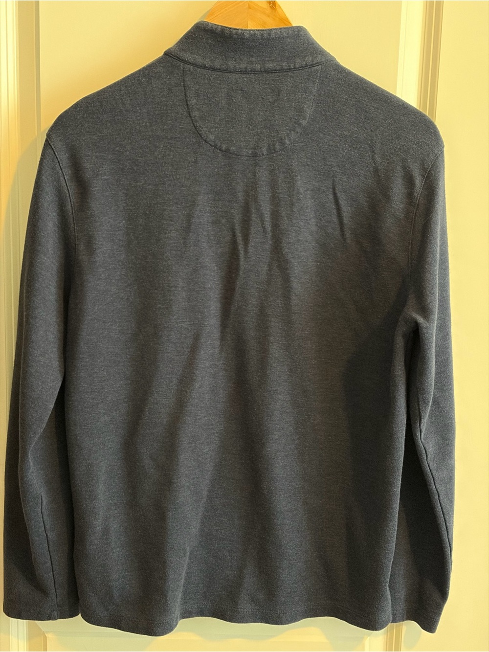 Mizzen+Main Quarter Zip-Pullovers — Charcoal & Navy - Picture 6 of 10